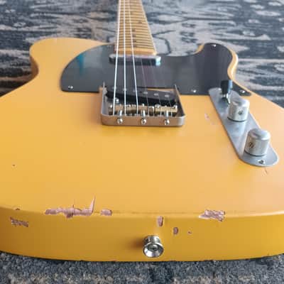 Nash T-52 - Boat V Neck - Lollar Pickups - 2005 - Light Aging Butterscotch Blonde image 10