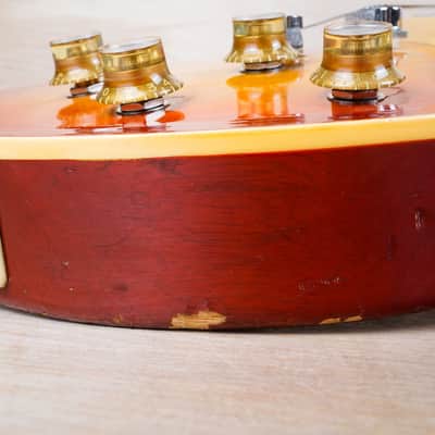 Tokai Reborn Old LS-50 MIJ 1980 Cherry Sunburst Vintage Japan w/ Bag image 6