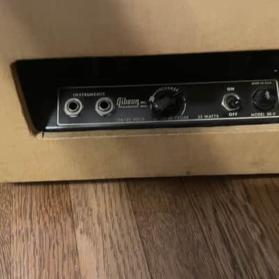 Gibson BR-9 10-Watt 1x8" Guitar Combo 1948 - 1950 - Ivory Leatherette with Trapezoid Grille image 6