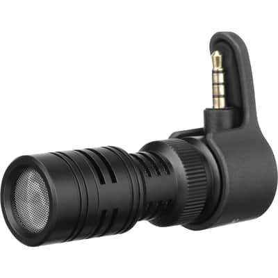 Saramonic SmartMic+ Compact Directional Microphone with 3.5mm TRRS Plug for Smartphones and Tablets image 2