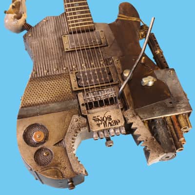Devil & Sons Mad Axe Headless 2017 Hand Painted image 3
