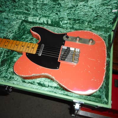 Scarecrow Guitars 1952 Tribute 2024 - aged red (Fender Neck and hardware) image 1
