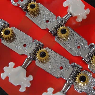 Grover 303C Classical Guitar Tuning Machines, Chrome Finish image 3