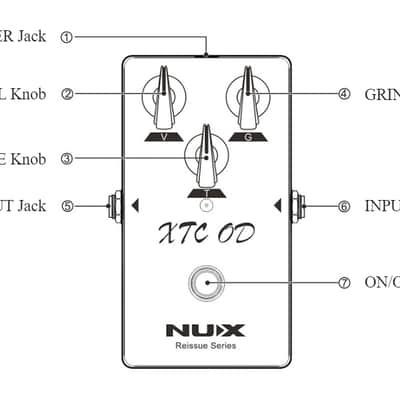 2023 NUX - XTC OD - Overdrive Pedal image 4