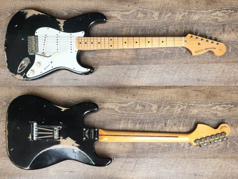 MyDream Stratocaster Custom Built -Heavy Relic Black CBS Hepcat 69 image 1