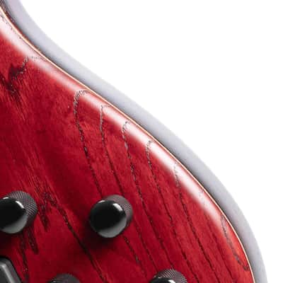 Cort B4ELEMENTOPBR Artisan Series B4 Element Bass Guitar. Open Pore  Burgandy Red image 16