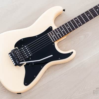 1985 Fender Boxer Series Stratocaster SF-451 Snow White w/ Locking Tremolo, Japan MIJ Fujigen image 1
