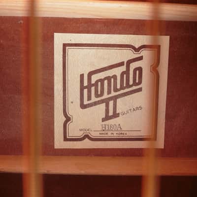 Hondo II Hummingbird 1979 2 Color Sunburst + Hard Case + Pro Set Up + Very unusual and cool image 2