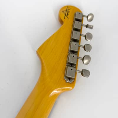 2017 Fender Custom Shop '63 Stratocaster Relic - Faded Fiesta Red image 12