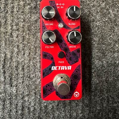 Pigtronix Octava Micro Octave Fuzz 2010s - Red image 2