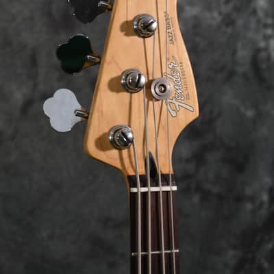 Fender Standard Jazz Bass Vintage 2000 Black Gloss w Rosewood Fretboard Hardshell Case & FAST Same Day Shipping image 2