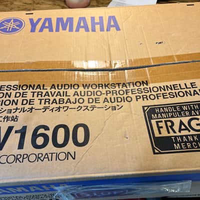 Yamaha AW1600 Professional Audio Workstation 16-Track Digital Recorder 2000s - Silver with 2 E-MU PM5 monitor speakers image 9