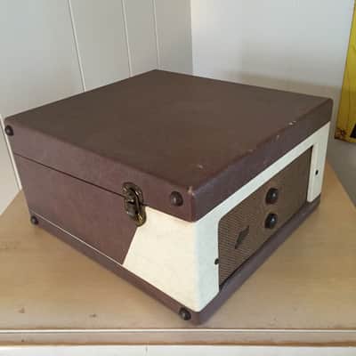 Vintage Symphonic Portable Suitcase 4 Speed Automatic Tube Turntable Record Player *Works Great! image 4