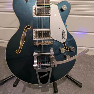 Gretsch G5655T Electromatic Center Block Jr. Single Cutaway with Bigsby 2020 - Present - Jade Grey Metallic image 4