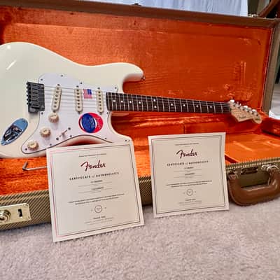 Fender Jeff Beck Artist Series Stratocaster 2022 Olympic White image 1