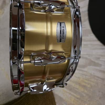 Yamaha Recording custom 14x5 brass snare image 4