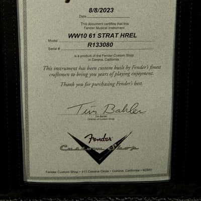 Fender Custom Shop Wildwood 10 1961 Stratocaster - Heavy Relic image 8