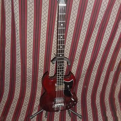 Greco EB-420 SG Bass 1974-75 Cherry Red FREE Shipping to the US. See note for more info image 1
