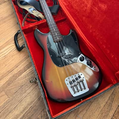 1974 Fender Mustang Bass Sunburst image 13