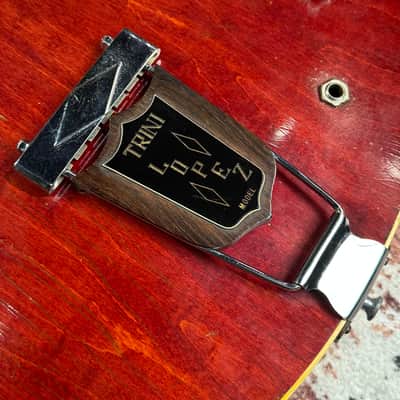 1967 Gibson Trini Lopez Standard Vintage Cherry Made In Kalamazoo ES335 Body Firebird Neck Semi Hollowbody Electric Guitar W/ Custom Shop Lifton Hardshell Case! image 16