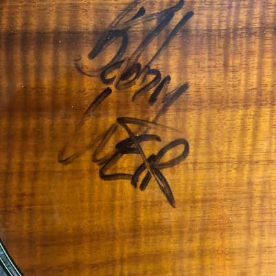Yairi WY 1 Koa Bob Weir model  Hand signed by Bobby Weir image 3