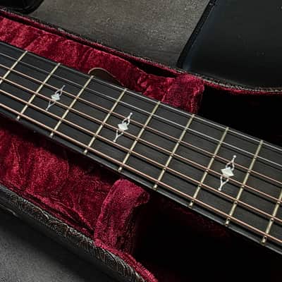 Taylor 317e Grand Pacific USA BRAND NEW! V-Class American Dreadnaught Natural Spruce Flame Mahogany Acoustic-Electric Limited Model Guitar with Custom Paisley Hard Case image 5