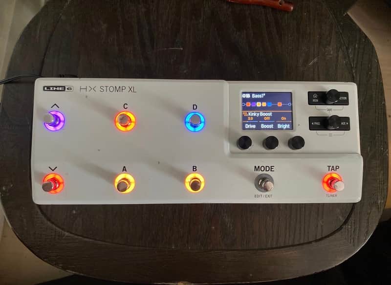 Line 6 HX Stomp XL Limited Edition White image 1