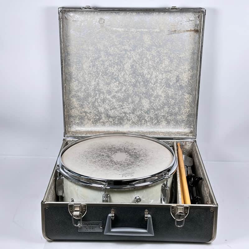 Slingerland 5.5x14" 50's Deluxe Student Model 1-Ply Snare Drum - White Marine Pearl image 1