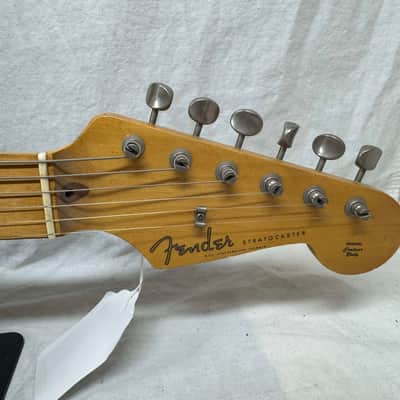 Fender ST-57 ST57 Stratocaster Guitar with Custom-ordered preamp - MIJ Made In Japan 1993 - 1994 - Black / Maple neck image 6