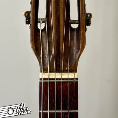 Vintage Maccaferri Selmer Style D-Hole Busato Jazz Guitar 1940s–1950s w/ Case image 3