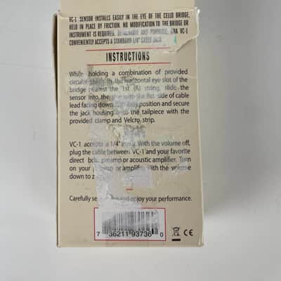 KNA VC-1 Piezo Cello Pickup image 6
