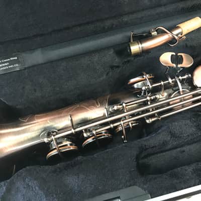 Antigua Winds PowerBell Professional Bb Soprano Saxophone - Vintage Copper Lacquer image 2