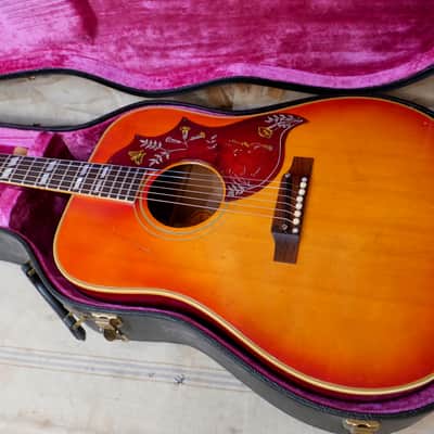 Gibson Hummingbird 1968 - Cherry Sunburst image 19