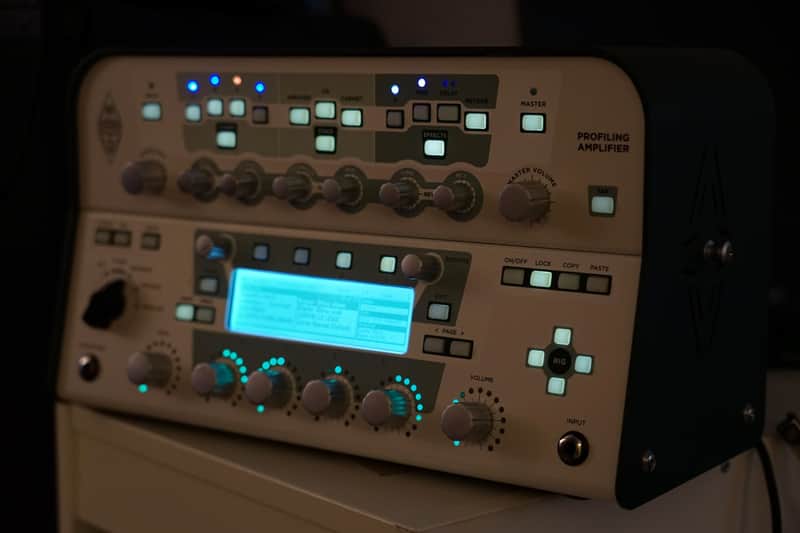Kemper Profiler Head Modeling Guitar Amp White with Behringer FCB1010 controller Uno 4 Kemper image 1