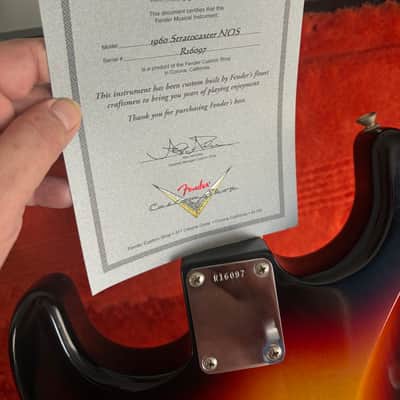 Fender Stratocaster 1960 NOS Time Machine Custom Shop 2003 image 19