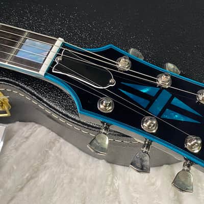 NEW! Gibson Les Paul Custom Peacock Widow - Monster Flame Top! Limited Edition - Weighs in at only 8 lbs!! - Authorized Dealer - G07572 image 7