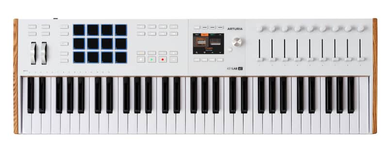 Arturia KeyLab 61 mk3 61-Key Keyboard Controller White image 1