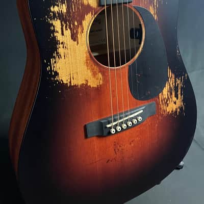 Martin D Jr. E StreetLegend Dreadnought Junior Acoustic-Electric Guitar Sunburst w/ Case image 5