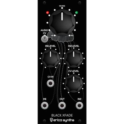 Erica Synths Black XFade Eurorack Crossfader Module image 1