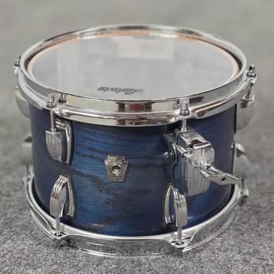 Used Ludwig Classic Oak 4pc Drum Set Blue Burst - Very Good image 7