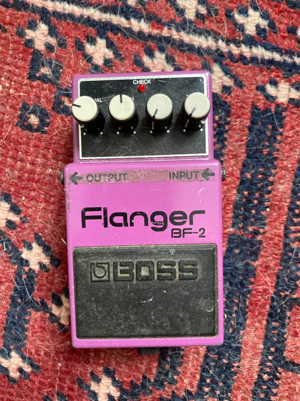 Boss BF-2 Flanger (Black Label) 1980 - 1984 - Purple image 1