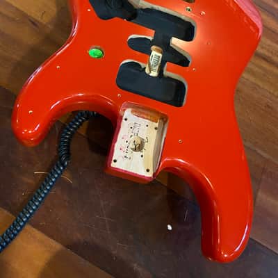 Fender Limited Edition Player Strat Stratocaster Fiesta Red Alder Body 2 Pt 4 lb image 5