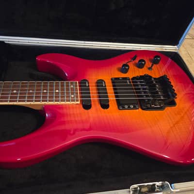 1991 Yamaha RGX 812J - Sunburst - Made in Japan Super Strat - Active Pickups - Extremely Rare - Only one in US image 5