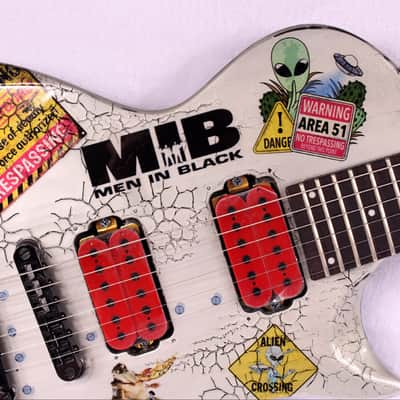 Custom Painted, Upgraded and Relic'ed ESP LTD EC-10 Electric Guitar image 21