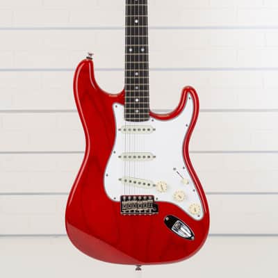 Fender Custom Shop American Custom Stratocaster Electric Guitar, Rosewood Fingerboard, Crimson Transparent image 9