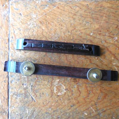 KAY Archtop Rosewood Bridge Adjustable Vintage 1940's-50's image 2
