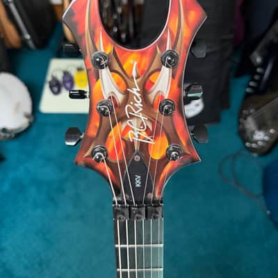 B.C. Rich Kerry King V KKVFG2 Tribal Flame with Kahler Bridge image 2