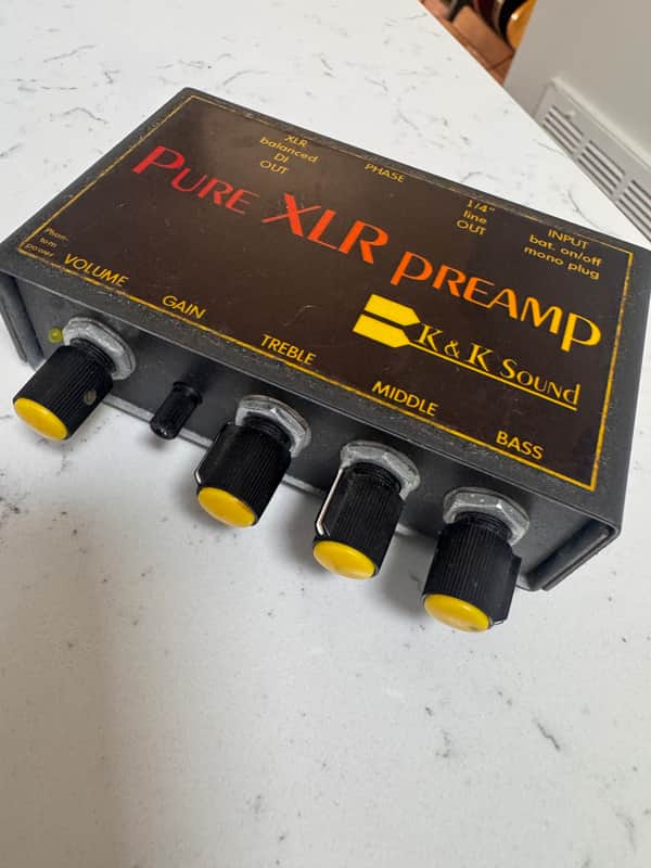 K&K Sound Pure XLR Preamp 2010s - Black image 1