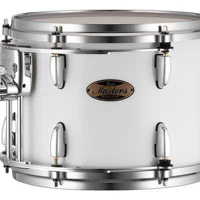 Pearl Masters Maple 10x7" Arctic White Premium Lacquer #109 Rack Tom Tom Drum w/Standard Mount | WorldShip | NEW | Authorized Dealer image 1