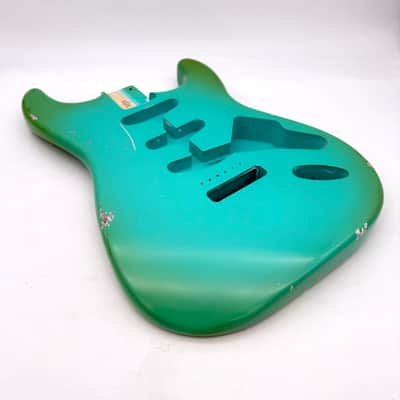 MJT Stratocaster Body Alder Relic Nitro USA Seafoam mjt5535 image 3